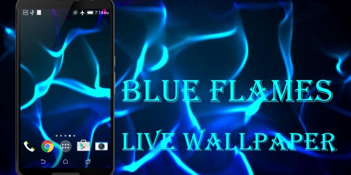 1280x800 Blue Flames Live Wallpaper for Android - APK Download