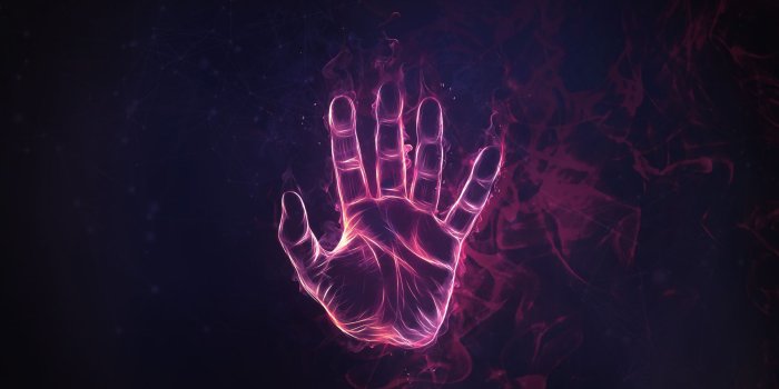 1920x1080 Hand Scan Blue Flames Digital Art, HD Artist, 4k Wallpapers, Images