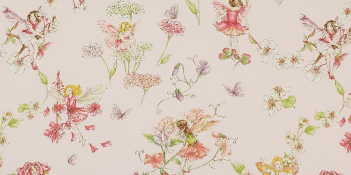 1600x1600 Jane Churchill Blossom Flower Fairies Fabric J438F-04