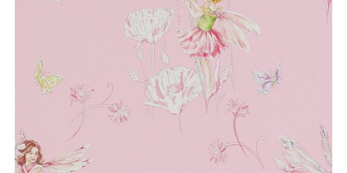 1080x1440 Jane Churchill Meadow Flower Fairies Wallpaper, Cream, J124W-01 | 纸