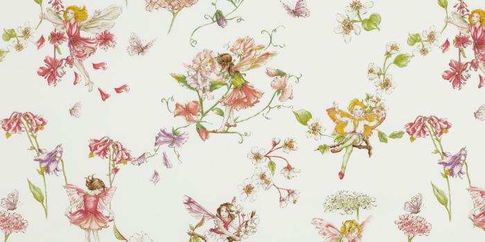 2500x2500 Blossom Flower Fairies fabric- pink