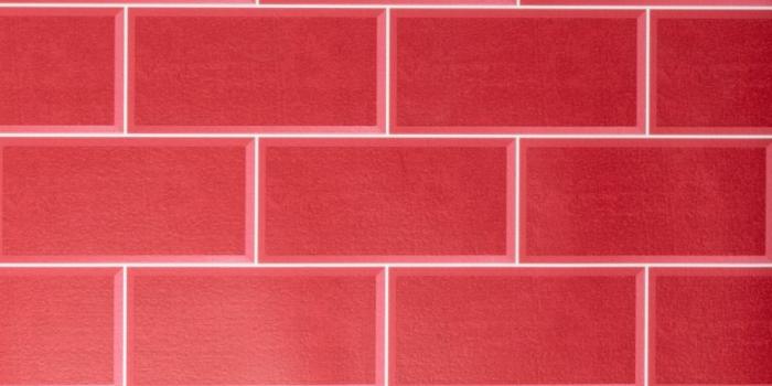 1000x1000 Romano Brick Tile Wallpaper Red