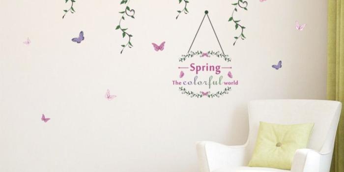 1000x1000 Syene Romantic Sakura Flower Fairy Removable Wall Stickers For Living Room  Decorative Wall Decal Sticker Living Room Wallpaper - Buy Removable Wall