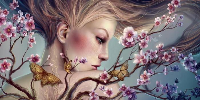 1440x900 Free download Flower fairy 158594 High Quality and Resolution