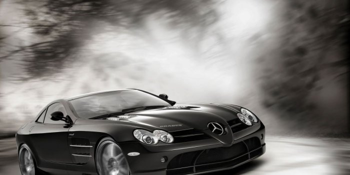 1280x804 mercedes slr in magic forest 4 wallpapers | mercedes slr in magic