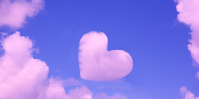 1920x1080 Heart shaped pink cloud wallpaper - Artistic wallpapers - #44259