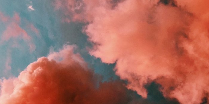 938x1668 Download wallpaper 938x1668 clouds, sky, porous, pink iphone 8/7/6s