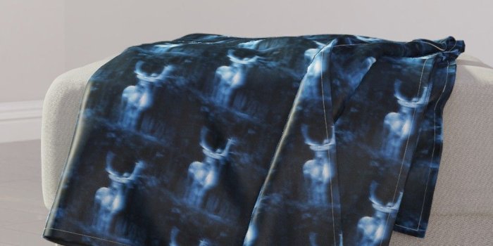 1024x1024 potter's patronus - deer 1 - Spoonflower