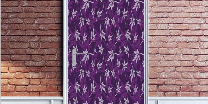 1000x1000 Amazon.com: Indigo Door Wall Mural Wallpaper Stickers,Abstract Lily