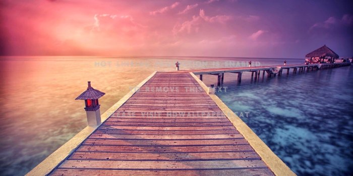 1920x1200 paradise pier purple clouds holidays sea