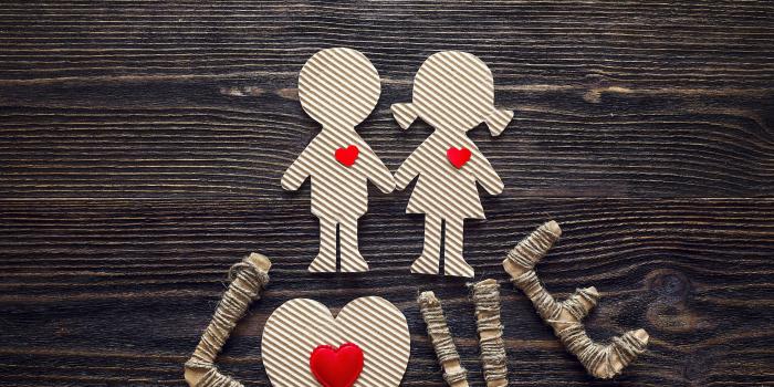 3840x2160 Wallpaper Love, girl and boy, paper, art 3840x2160 UHD 4K Picture, Image