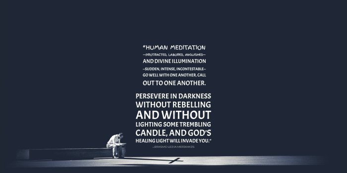 5960x4470 Persevere in Darkness Lonely Person Alone Cross Shadow Erasmo Leiva