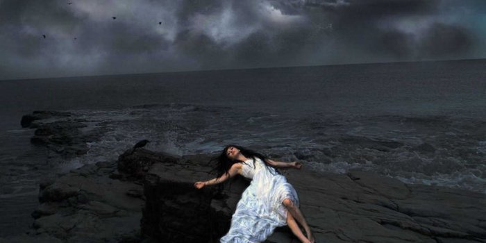 1920x1080 Water Sunset Stars Lonely Man Walking HD Wallpaper