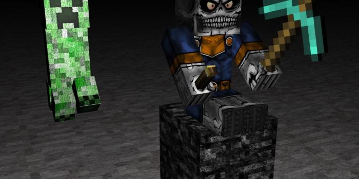 1280x800 Wallpaper) Skeleton minor Minecraft Project