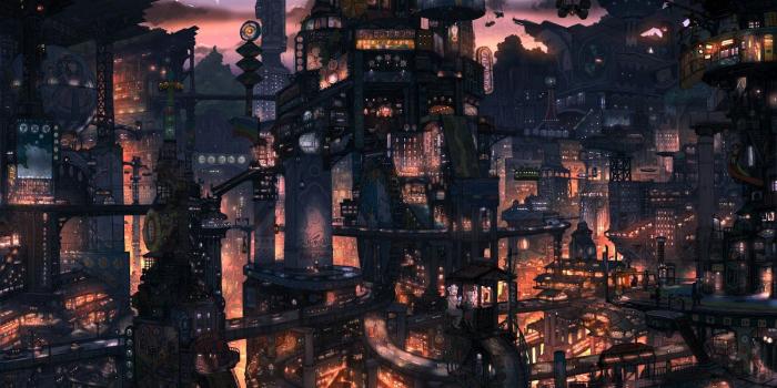 1600x914 Wallpaper a day futuristic city with many levels future wallpaper