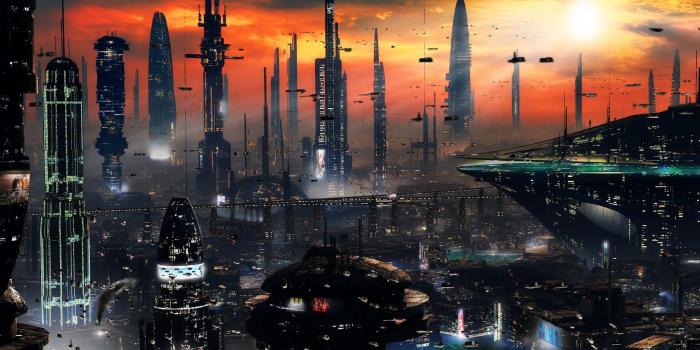 2133x1200 Future city wallpaper Gallery