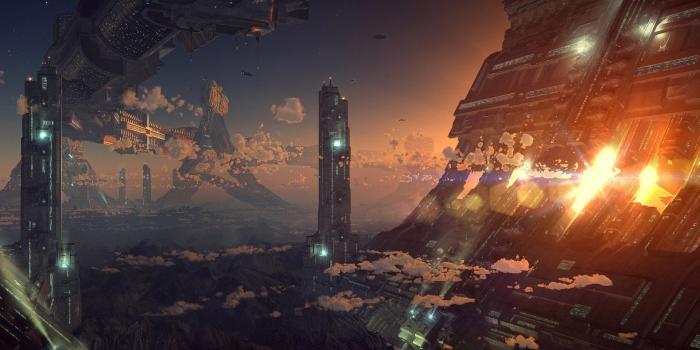 1920x1080 Futuristic cities wallpaper Gallery