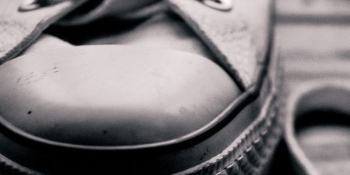 720x1280 Converse, Monochrome Photography, Shoelaces, Sneakers, Black HD