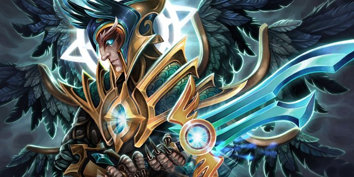 1280x720 Desktop Wallpapers DOTA 2 Skywrath Mage Swords sorcery Warriors