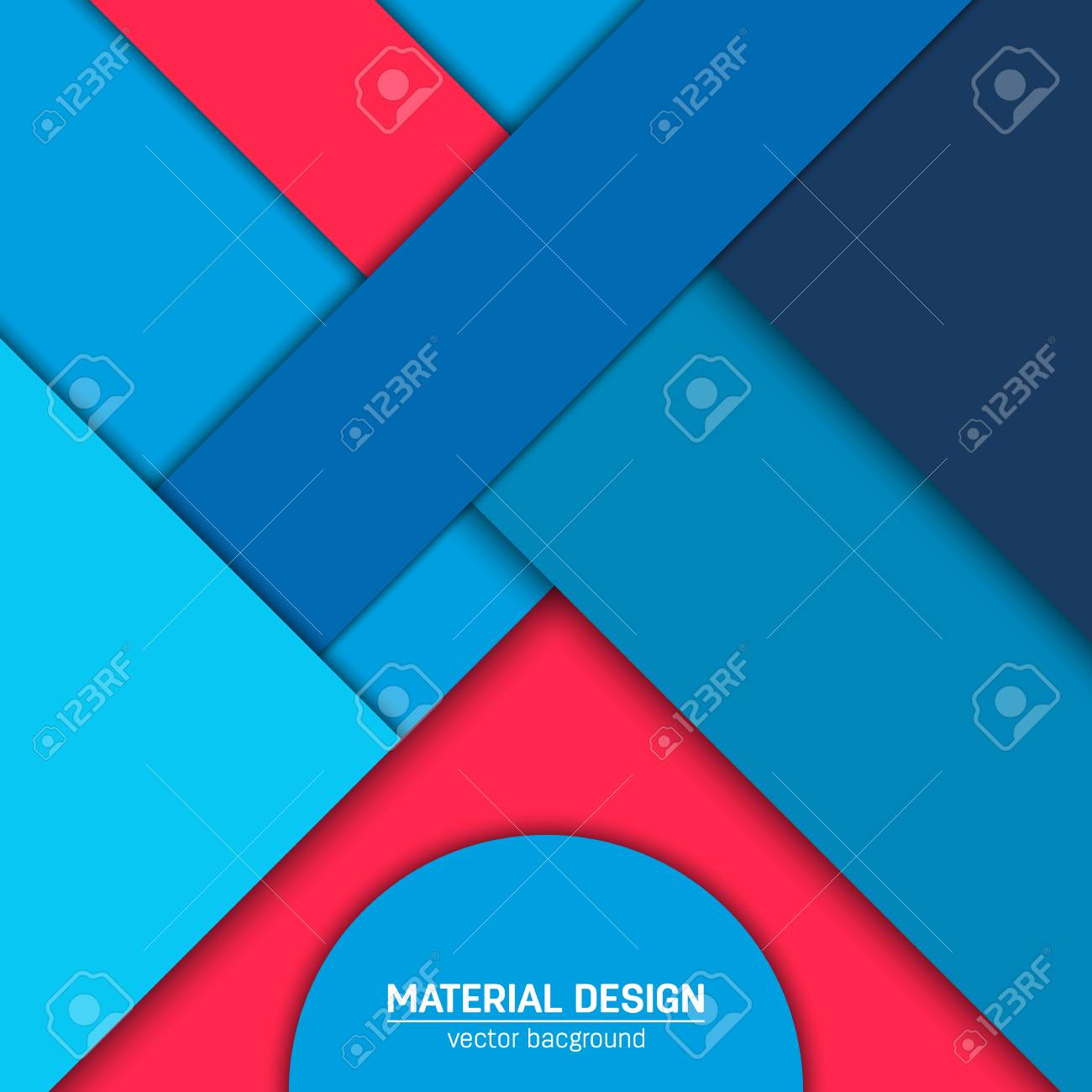 1300x1300 Vector material design background. Abstract creative concept layout