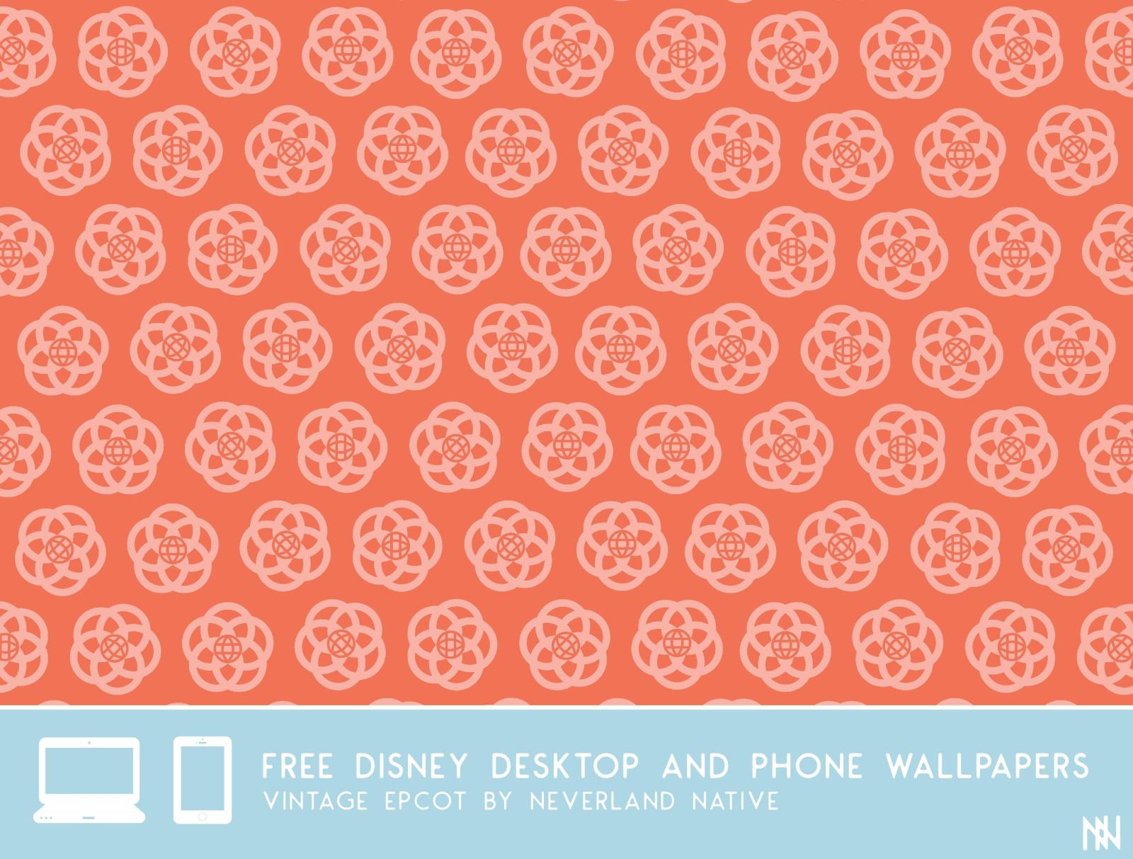 3333x2527 Free Disney Wallpaper Downloads – Vintage EPCOT – Neverland Native