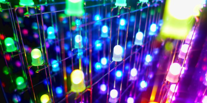 3776x2520 LED cube : woahdude