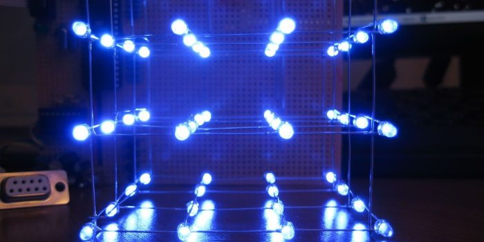 1024x768 LED Cube 4x4x4: 11 Steps (with Pictures)