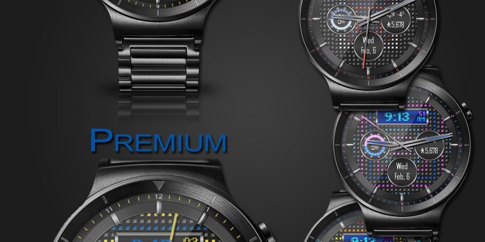 1440x2560 LED Cube HD Watch Face Widget & Live Wallpaper for Android - APK