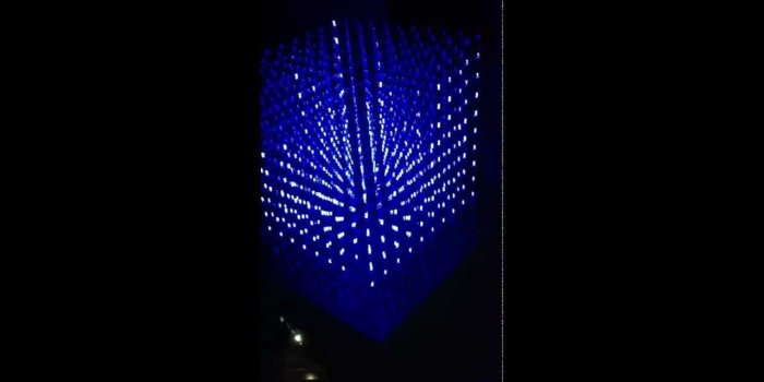 1280x720 LED Cube Audio FFT