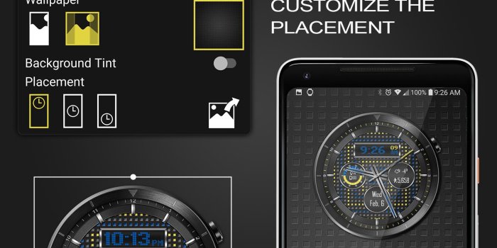 1440x2560 LED Cube HD Watch Face Widget & Live Wallpaper for Android - APK