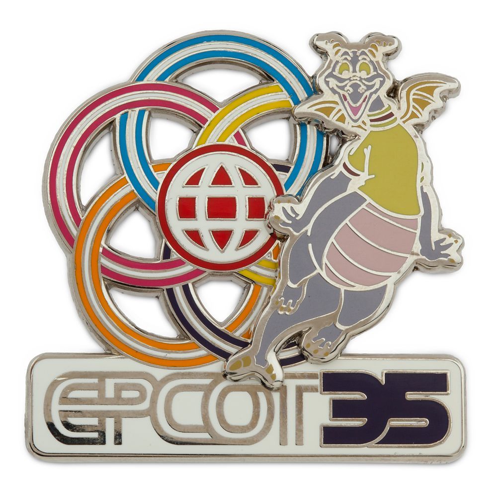 1000x1000 Figment Pin – Epcot 35th Anniversary
