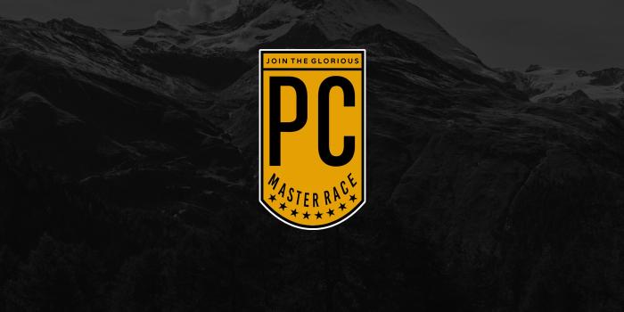 2560x1080 I created a glorious 21:9 PCMR wallpaper for those who can't find a