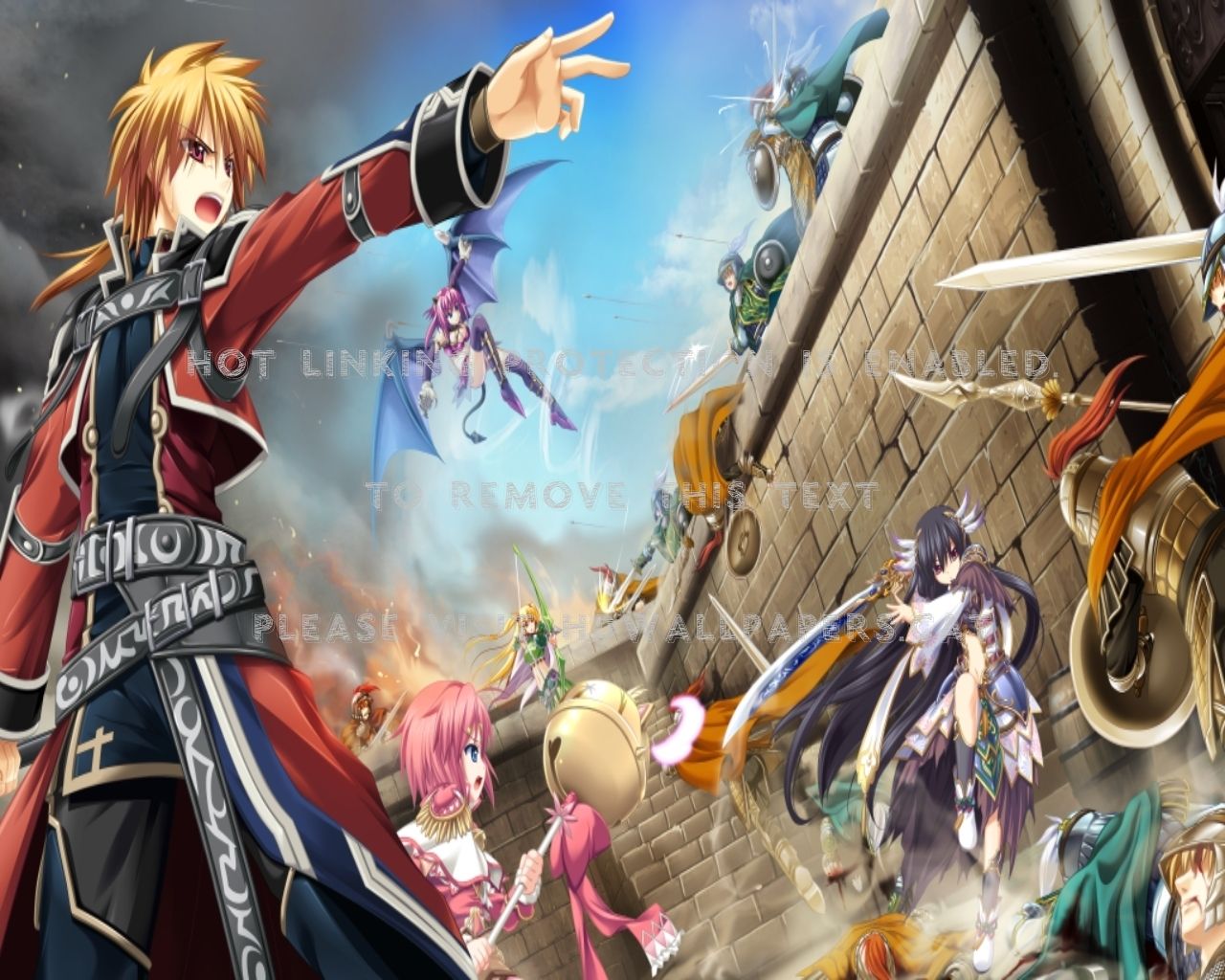 1280x1024 kamidori battlefield wil dion will anime