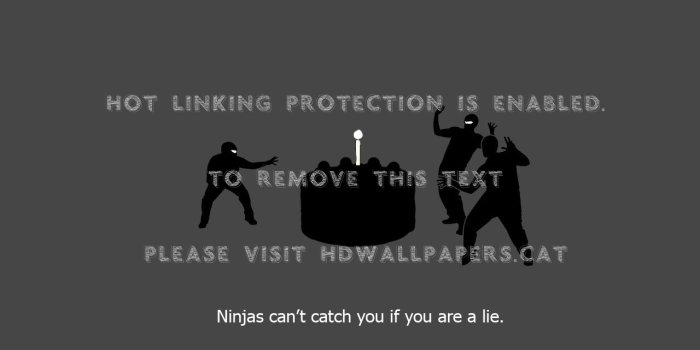 1280x800 ninjas can't catch you if funny cake portal