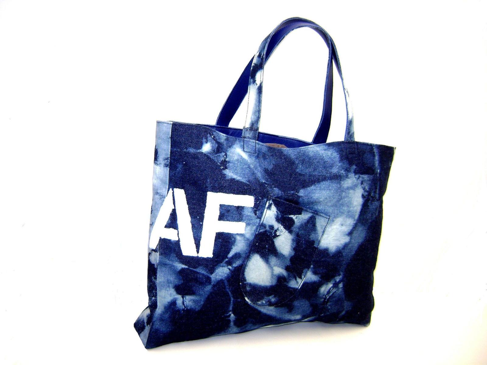 2048x1536 Dope AF Tie-Dye Denim Tote – SKWiLBUR