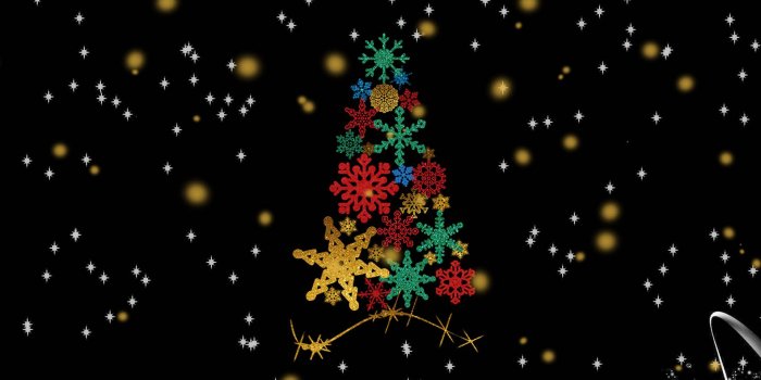 1920x1080 5053376 1920x1080 Black, Christmas, Artistic, Snowflake, Red