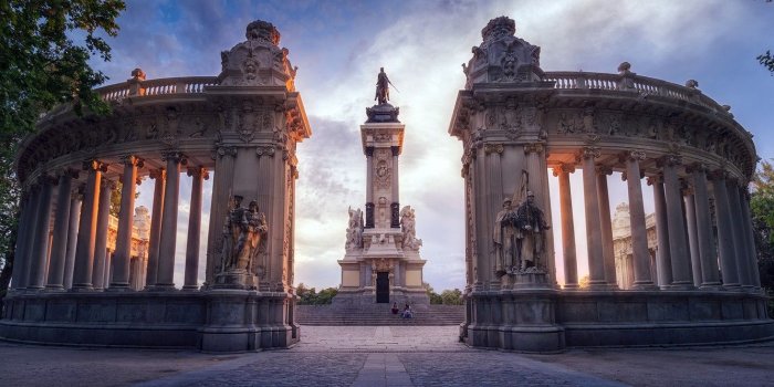 1332x850 Wallpaper Madrid, Monument, Architectural Column, Famous Place