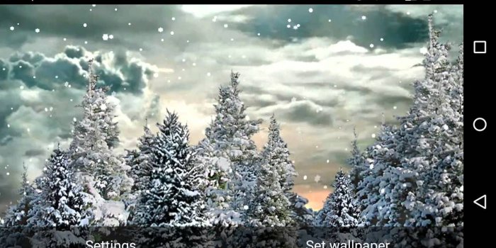 1280x720 Snowfall Live Wallpaper