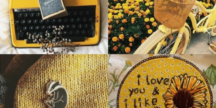 899x1600 Aesthetic Wallpapers — Vintage Hufflepuff Aesthetic 