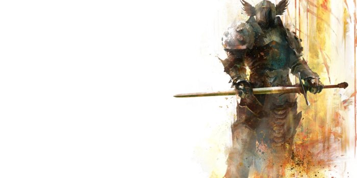 1920x1080 A simple warrior wallpaper I made in preparation for GW2 - Guildwars2