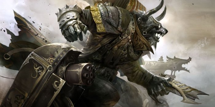 1175x700 Guild Wars 2 Engineer illustration fantasy art warrior armor weapons