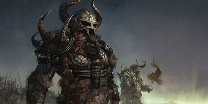 1920x1200 Warrior knight illusration, Guild Wars 2, video games, Vikings