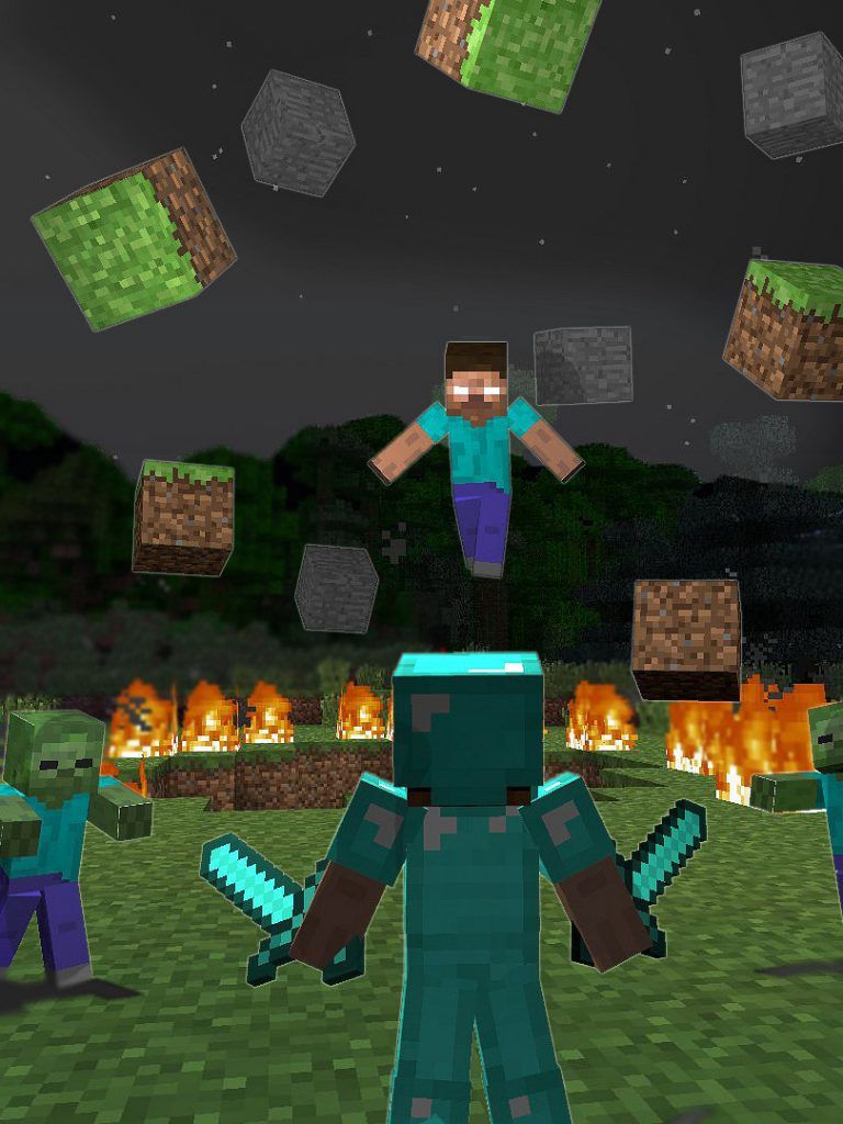 768x1024 Minecraft Herobrine image | Minecraft | Minecraft wallpaper