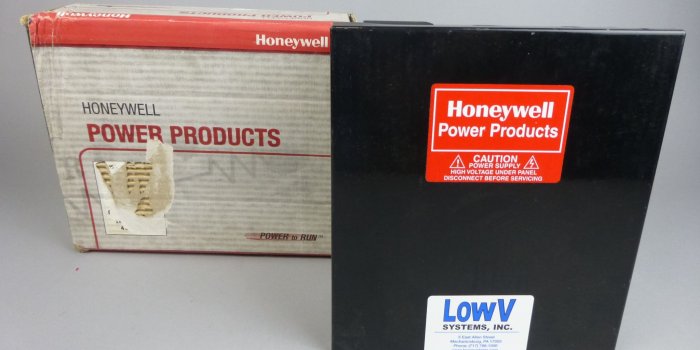 2048x1536 *** Gloss Black Finish *** Honeywell HPTV2408UL AC Video Power Distribution  Unit, 24VAC, 4.0 A