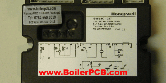 1600x1200 Benson Ignition Box Honeywell S4563C 1027