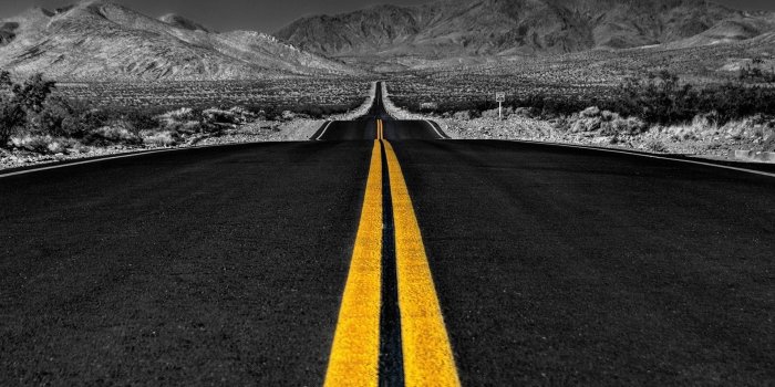 1920x1200 1920x1200 Grayscale Nature & Black Road desktop PC and Mac wallpaper