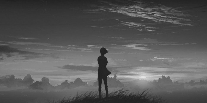 1920x1080 Anime Black and White Nature Wallpapers - Top Free Anime Black and