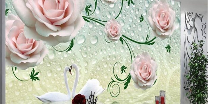 1000x800 US $9.76 39% OFF|beibehang wallpaper for walls 3 d European aesthetic  fashion rose living room bedroom background wallpaper papel de parede -in 