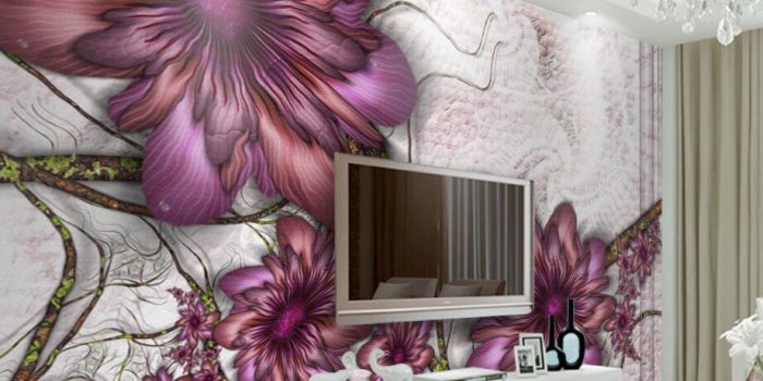 921x914 beibehang Custom wallpaper modern minimalist aesthetic flowers TV backdrop  living room bedroom backdrop mural 3d wallpaper photo