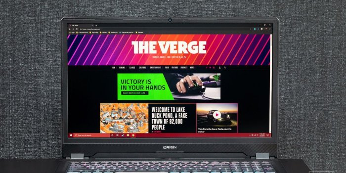 1200x800 Origin EVO 16-S review: new screen, same problems - The Verge